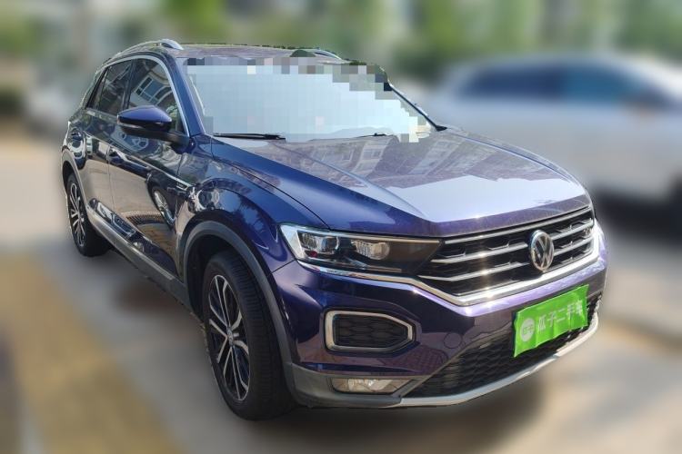 Used Volkswagen T-ROC 2020 280TSI DSG Two-Wheel Drive Comfort Version Front Right 45 Deg