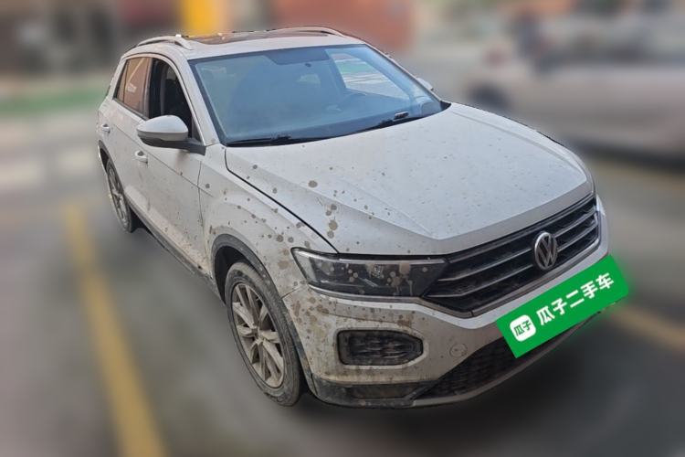 Used Volkswagen T-ROC 2020 280TSI DSG Two-Wheel-Drive Elite Version Front Right 45 Deg