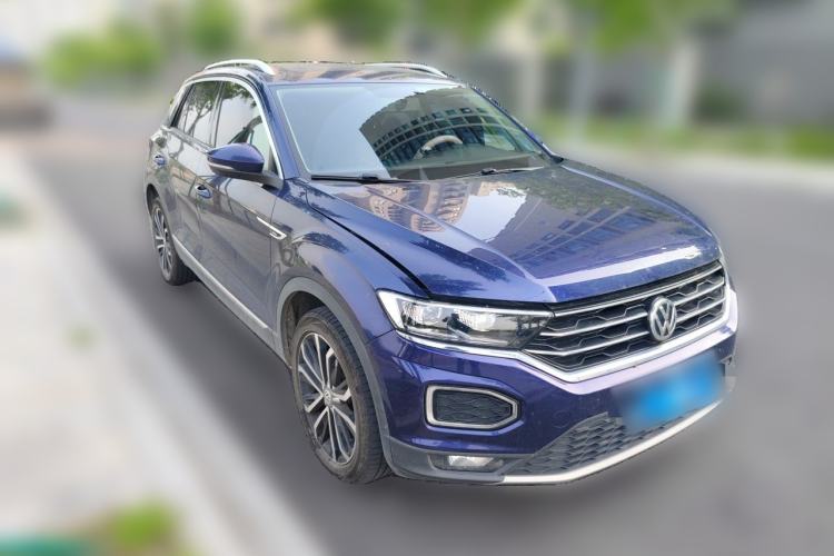 Used Volkswagen T-ROC 2020 280TSI DSG Two-Wheel Drive Comfort Version Front Right 45 Deg