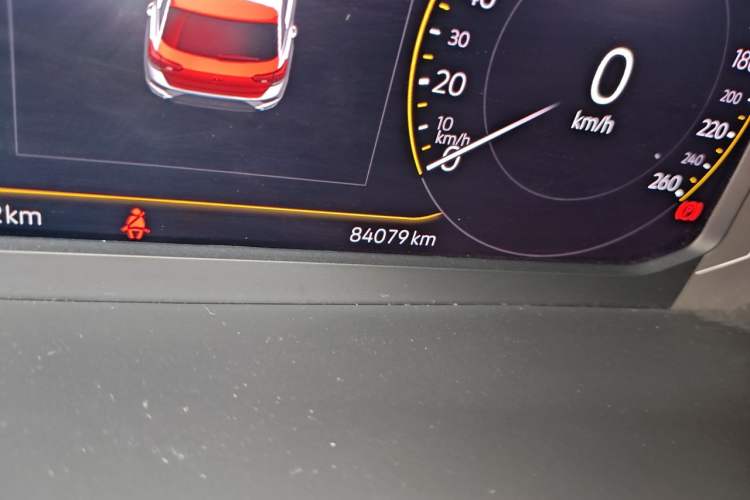 Used Volkswagen T-ROC 2020 280TSI DSG Two-Wheel Drive Comfort Version Odometer Close Up