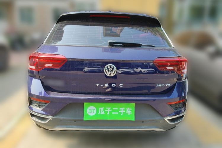 Used Volkswagen T-ROC 2020 280TSI DSG Two-Wheel Drive Comfort Version Rear