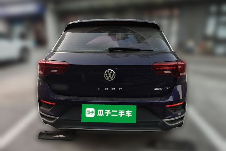 Used Volkswagen T-ROC 2020 280TSI DSG Two-Wheel Drive Comfort Version Rear