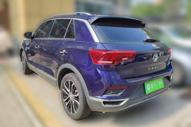 Used Volkswagen T-ROC 2020 280TSI DSG Two-Wheel Drive Comfort Version Rear Left 45 Deg