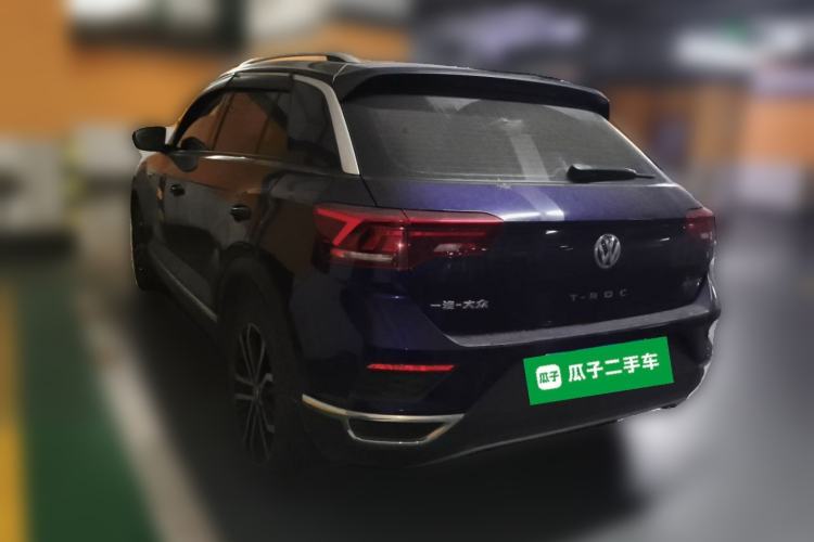 Used Volkswagen T-ROC 2020 280TSI DSG Two-Wheel Drive Comfort Version Rear Left 45 Deg