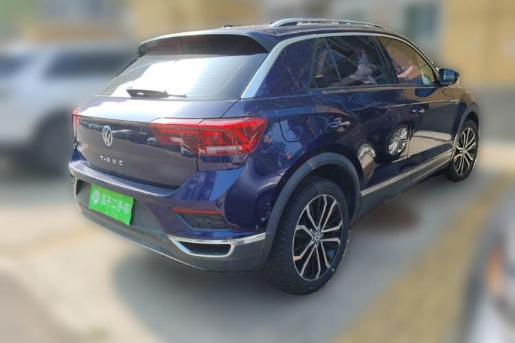 Used Volkswagen T-ROC 2020 280TSI DSG Two-Wheel Drive Comfort Version Rear Right 45 Deg