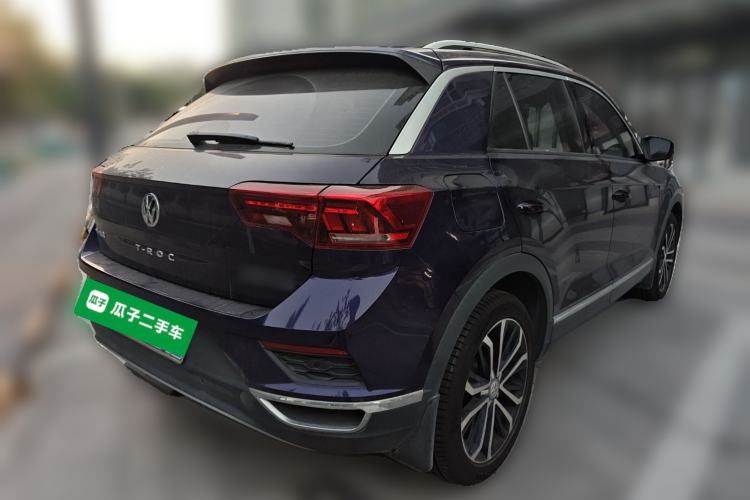 Used Volkswagen T-ROC 2020 280TSI DSG Two-Wheel Drive Comfort Version Rear Right 45 Deg