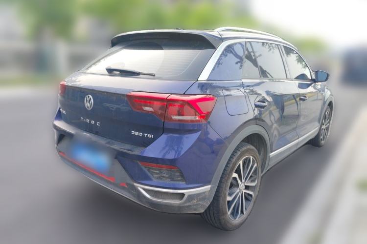 Used Volkswagen T-ROC 2020 280TSI DSG Two-Wheel Drive Comfort Version Rear Right 45 Deg