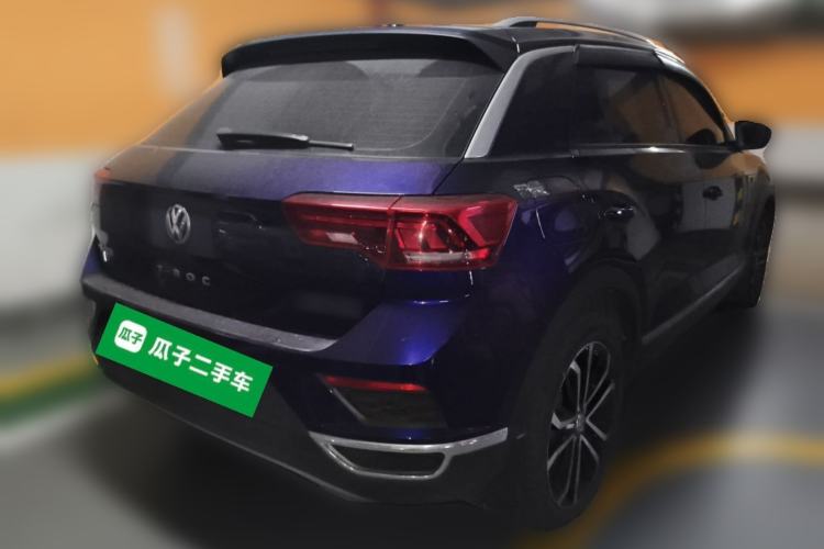 Used Volkswagen T-ROC 2020 280TSI DSG Two-Wheel Drive Comfort Version Rear Right 45 Deg