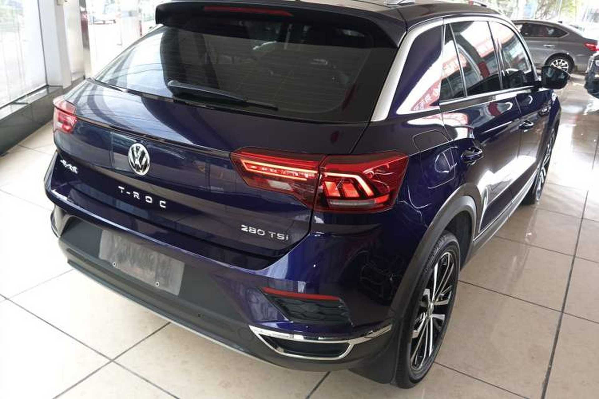 Used Volkswagen T-ROC 2020 280TSI DSG Two-Wheel Drive Comfort Version Rear Right 45 Deg