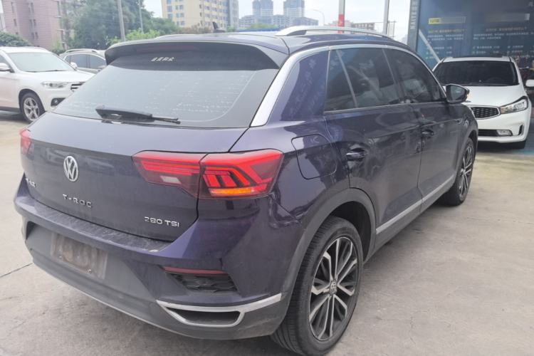 Used Volkswagen T-ROC 2020 280TSI DSG Two-Wheel Drive Comfort Version Rear Right 45 Deg
