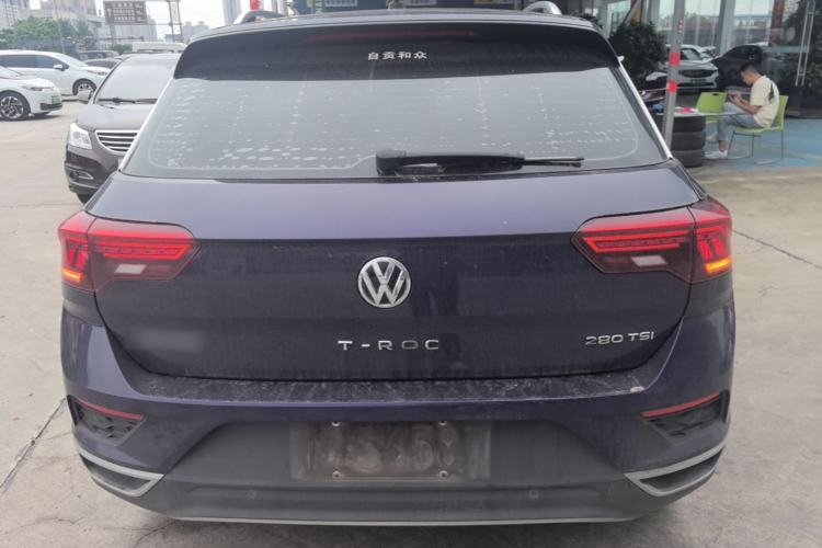 Used Volkswagen T-ROC 2020 280TSI DSG Two-Wheel Drive Comfort Version Rear