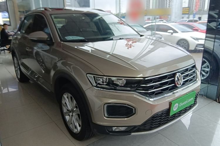 Used Volkswagen T-ROC 2020 230TSI DSG Two-Wheel Drive Advanced Version Front Right 45 Deg