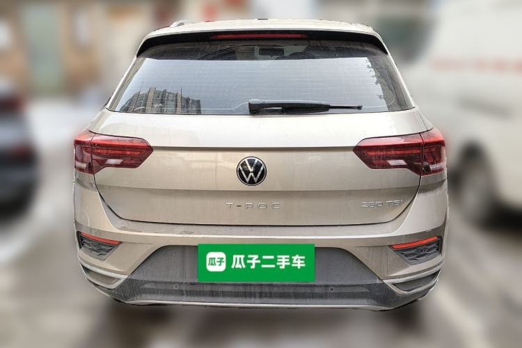 Used Volkswagen T-ROC 2020 280TSI DSG Two-Wheel Drive Comfort Version Rear