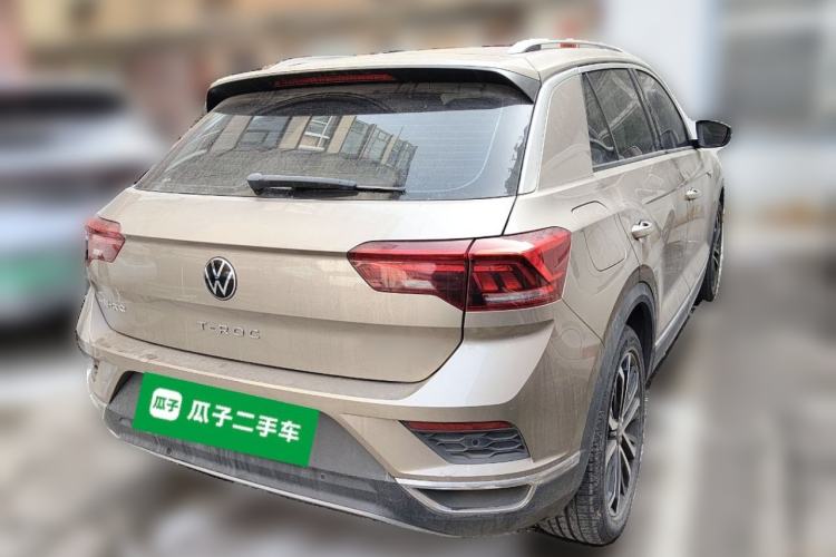 Used Volkswagen T-ROC 2020 280TSI DSG Two-Wheel Drive Comfort Version Rear Right 45 Deg