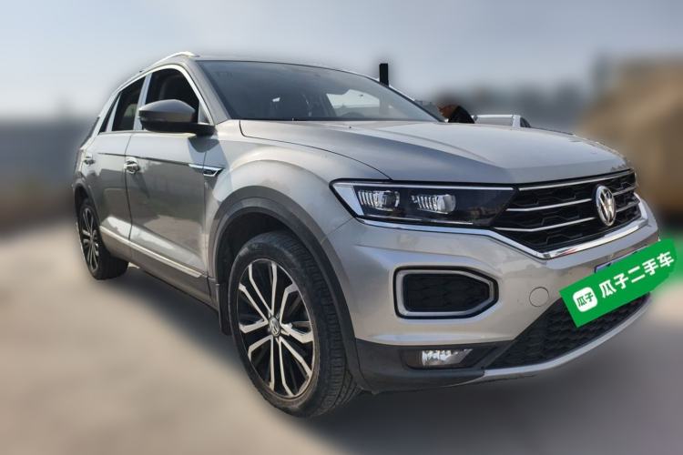 Used Volkswagen T-ROC 2020 280TSI DSG Two-Wheel Drive Comfort Version Front Right 45 Deg