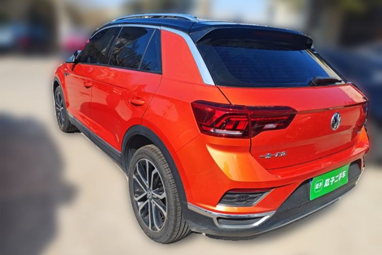 Used Volkswagen T-ROC 2020 280TSI DSG Two-Wheel-Drive Luxury Version Rear Left 45 Deg