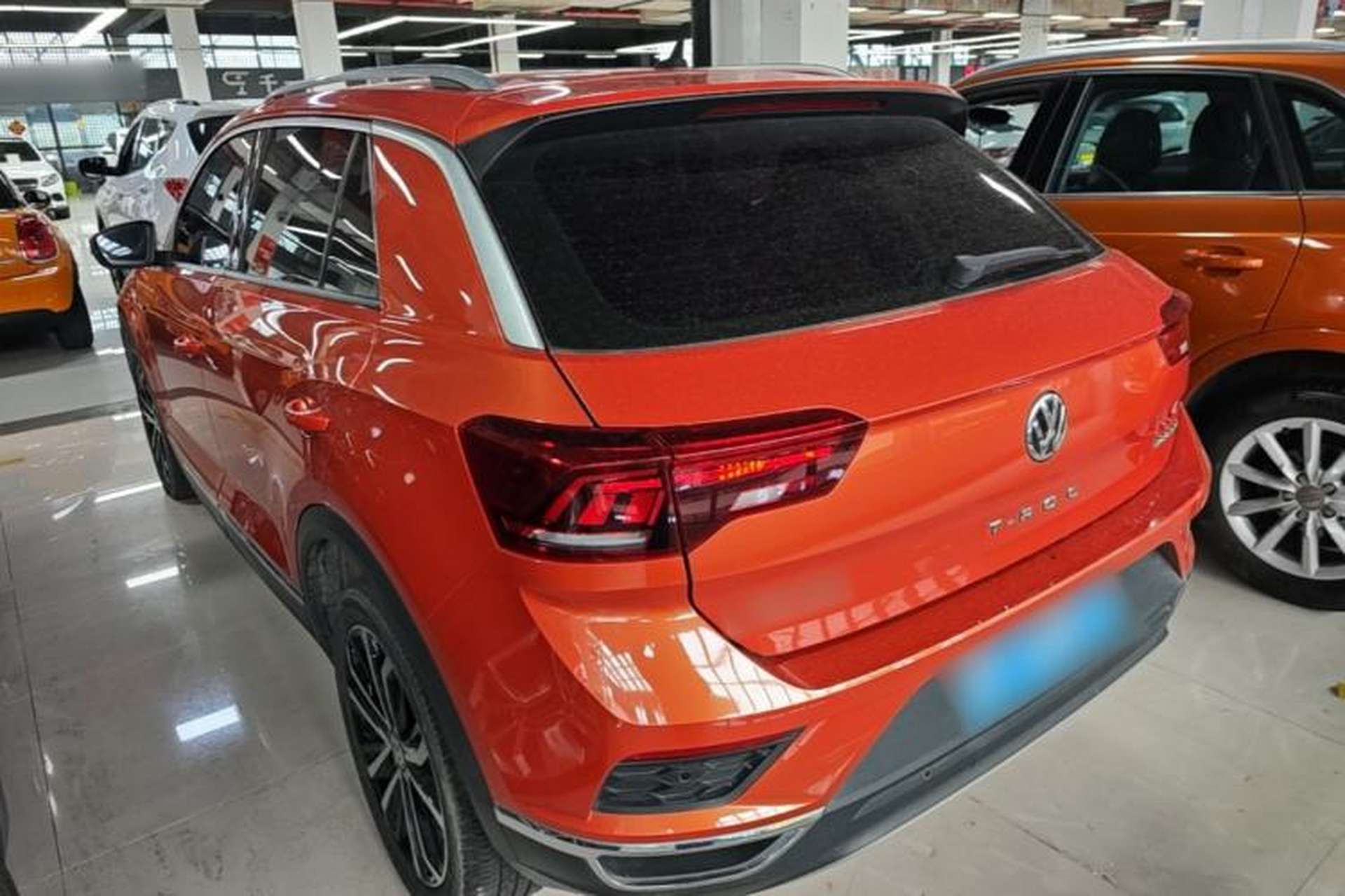 Used Volkswagen T-ROC 2020 280TSI DSG Two-Wheel Drive Comfort Version Rear Left 45 Deg