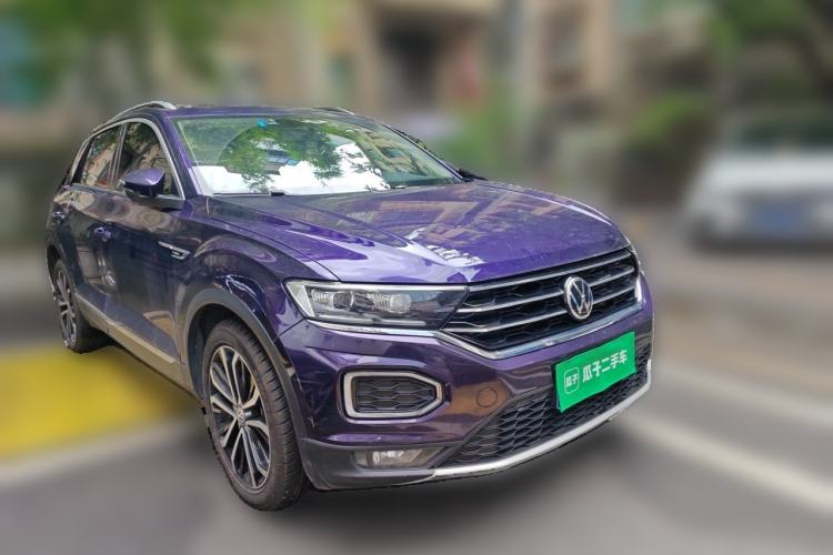 Used Volkswagen T-ROC 2020 280TSI DSG Two-Wheel Drive Comfort Version Front Right 45 Deg