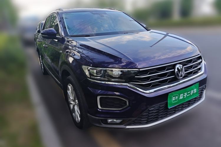 Used Volkswagen T-ROC 2020 230TSI DSG Two-Wheel Drive Advanced Version Front Right 45 Deg