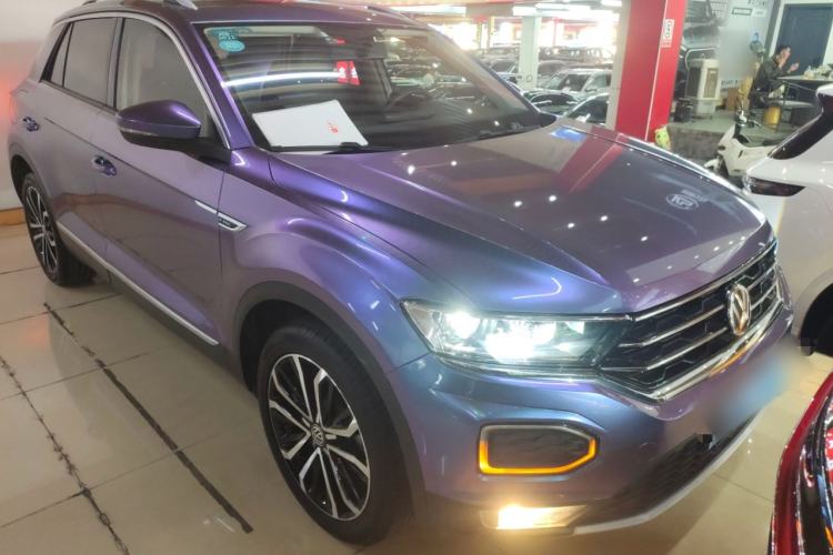 Used Volkswagen T-ROC 2020 280TSI DSG Two-Wheel Drive Comfort Version Front Right 45 Deg