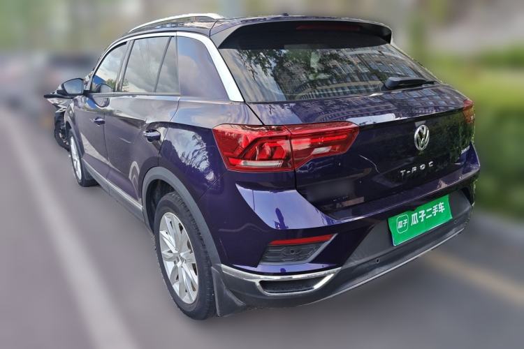 Used Volkswagen T-ROC 2020 230TSI DSG Two-Wheel Drive Advanced Version Rear Left 45 Deg