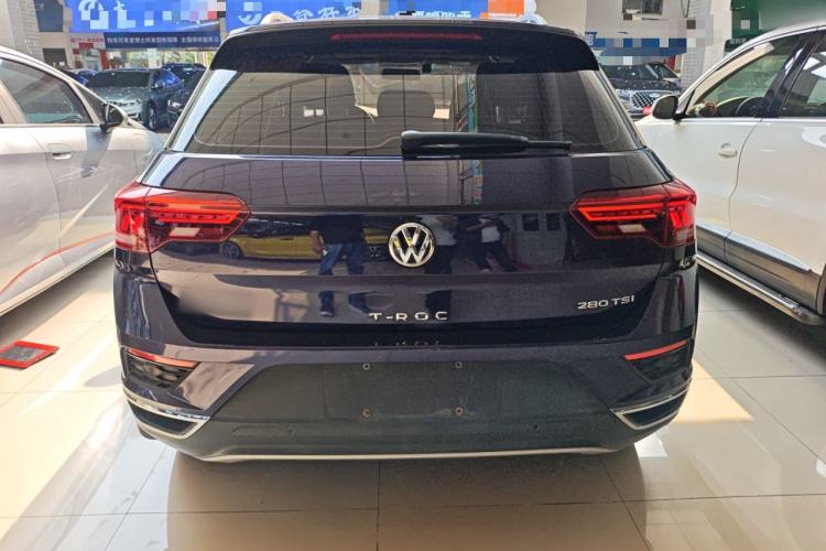 Used Volkswagen T-ROC 2020 280TSI DSG Two-Wheel Drive Comfort Version Rear