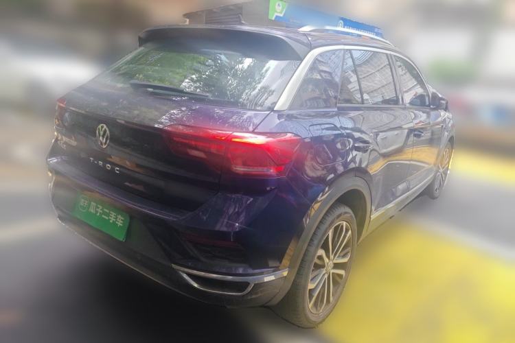 Used Volkswagen T-ROC 2020 280TSI DSG Two-Wheel Drive Comfort Version Rear Right 45 Deg