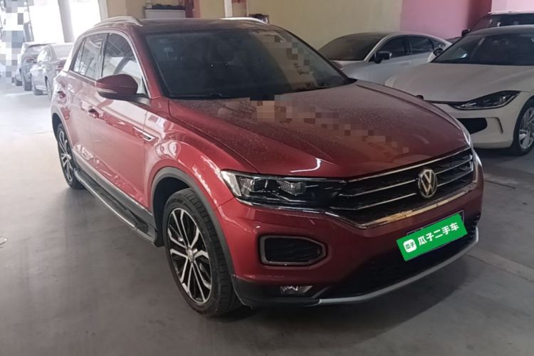 Used Volkswagen T-ROC 2020 280TSI DSG Two-Wheel Drive Comfort Version Front Right 45 Deg
