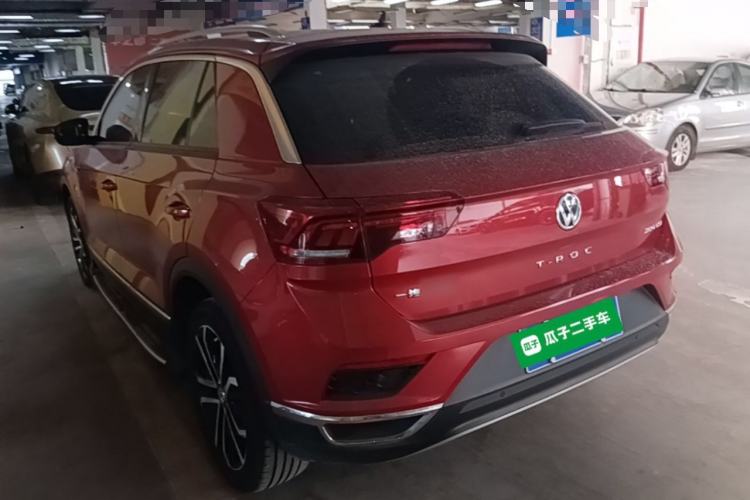 Used Volkswagen T-ROC 2020 280TSI DSG Two-Wheel Drive Comfort Version Rear Left 45 Deg