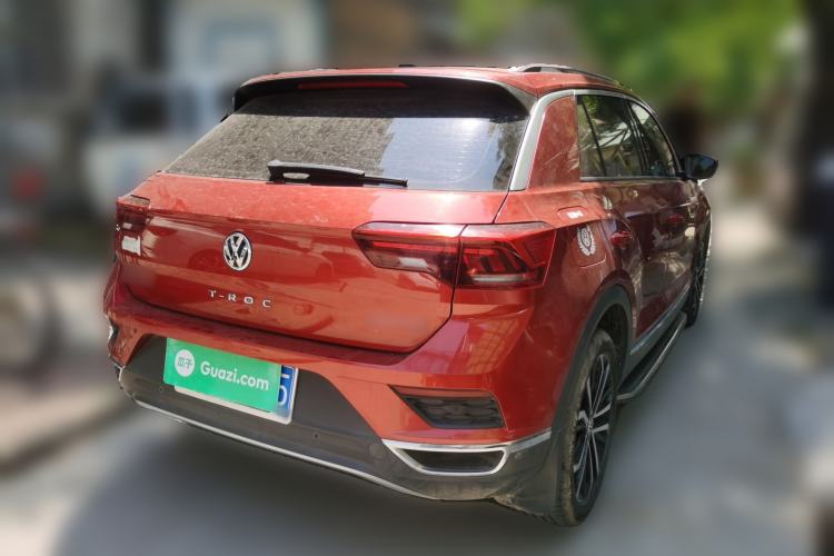 Used Volkswagen T-ROC 2020 280TSI DSG Two-Wheel Drive Comfort Version Rear Right 45 Deg