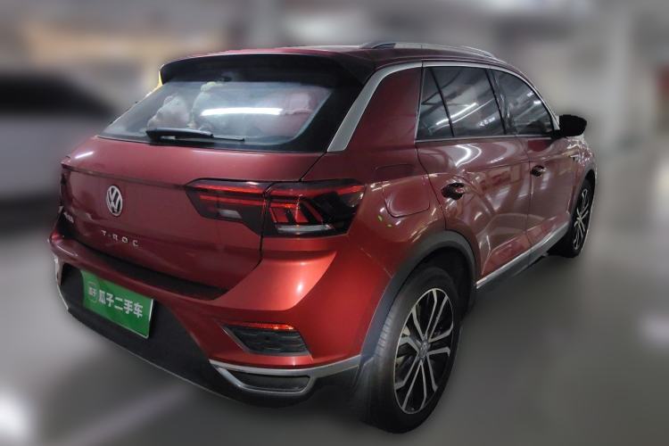 Used Volkswagen T-ROC 2020 280TSI DSG Two-Wheel Drive Comfort Version Rear Right 45 Deg