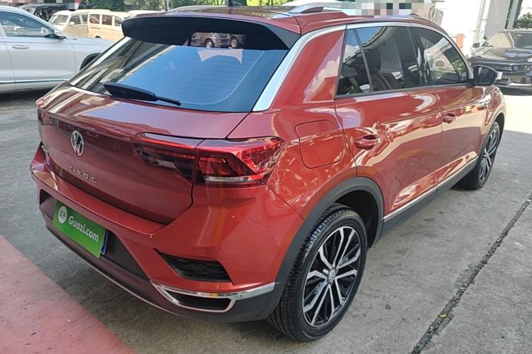 Used Volkswagen T-ROC 2020 280TSI DSG Two-Wheel Drive Comfort Version Rear Right 45 Deg