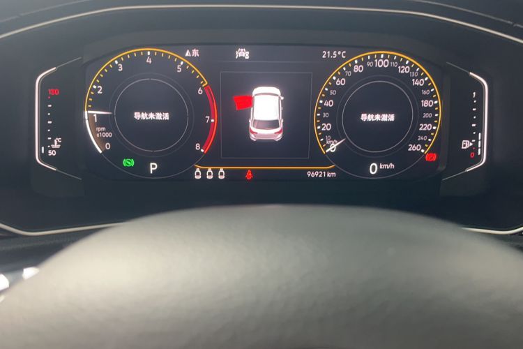 Used Volkswagen T-ROC 2020 280TSI DSG Two-Wheel Drive Comfort Version Odometer Close Up