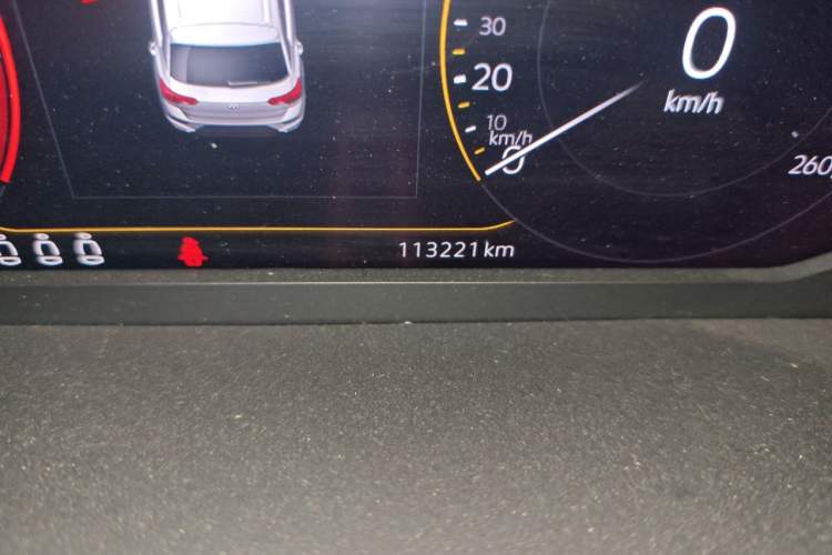 Used Volkswagen T-ROC 2020 280TSI DSG Two-Wheel Drive Comfort Version Odometer Close Up