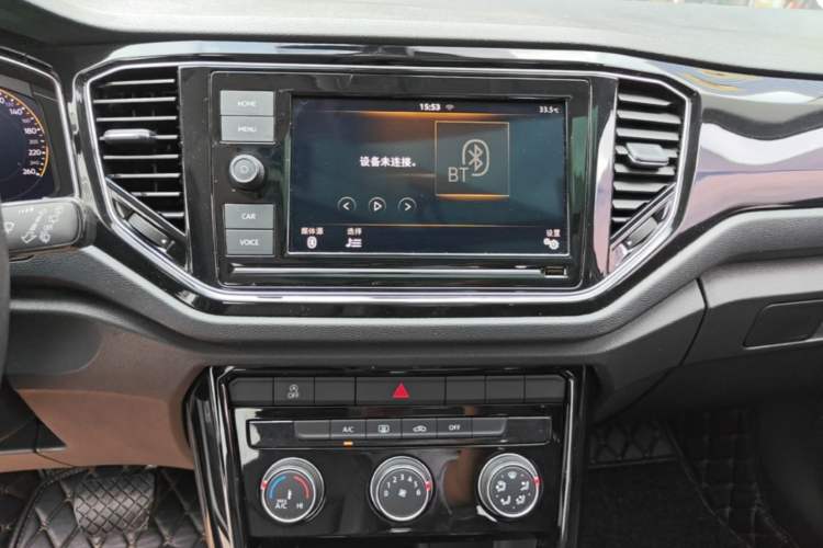 Used Volkswagen T-ROC 2020 280TSI DSG Two-Wheel Drive Comfort Version Audio And AC Panel