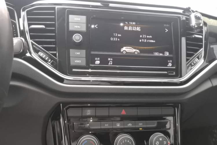 Used Volkswagen T-ROC 2020 280TSI DSG Two-Wheel Drive Comfort Version Audio And AC Panel