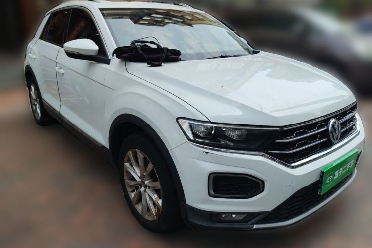 Used Volkswagen T-ROC 2020 230TSI DSG Two-Wheel Drive Advanced Version Front Right 45 Deg