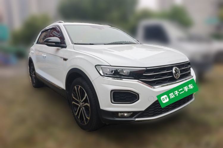 Used Volkswagen T-ROC 2020 280TSI DSG Two-Wheel-Drive Luxury Version Front Right 45 Deg