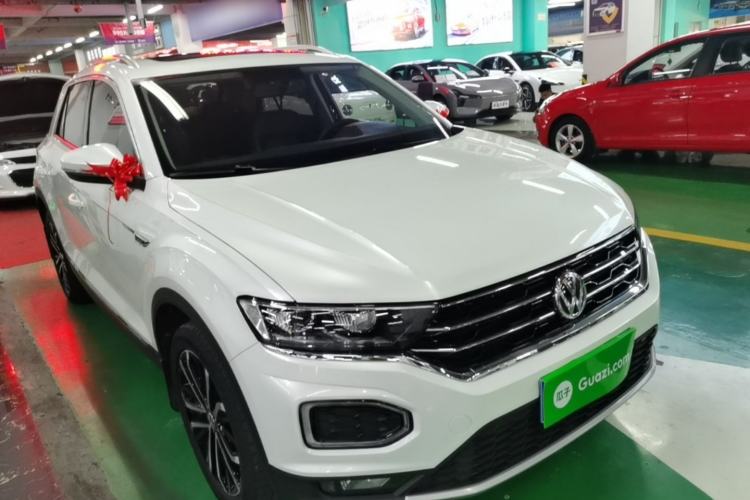 Used Volkswagen T-ROC 2020 280TSI DSG Two-Wheel Drive Comfort Version Front Right 45 Deg