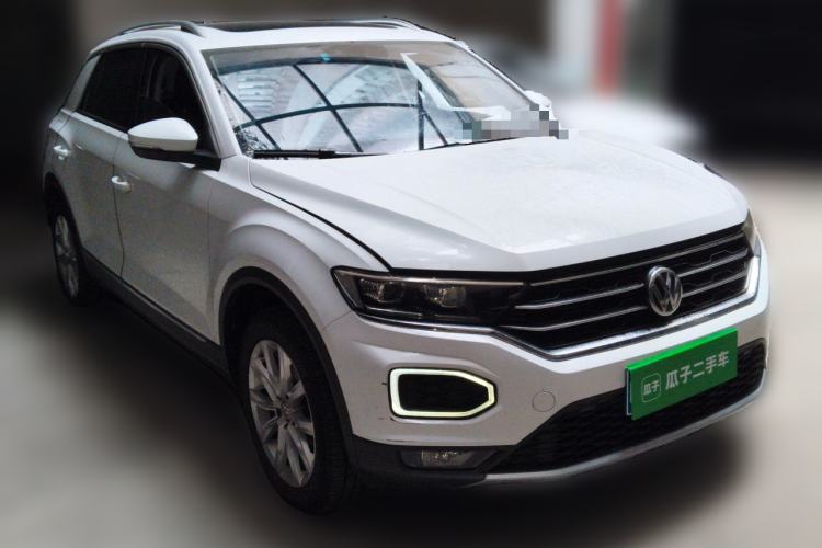 Used Volkswagen T-ROC 2020 230TSI DSG Two-Wheel Drive Advanced Version Front Right 45 Deg