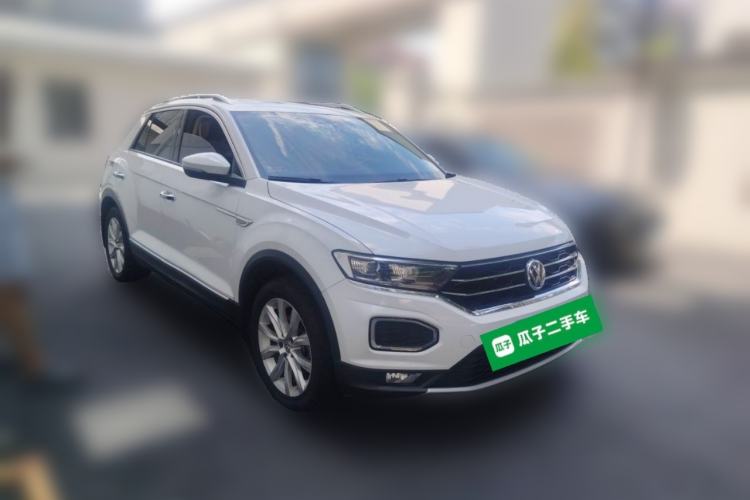 Used Volkswagen T-ROC 2020 230TSI DSG Two-Wheel Drive Advanced Version Front Right 45 Deg