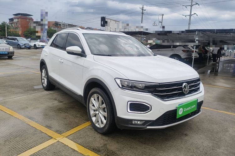 Used Volkswagen T-ROC 2020 230TSI DSG Two-Wheel Drive Advanced Version Front Right 45 Deg