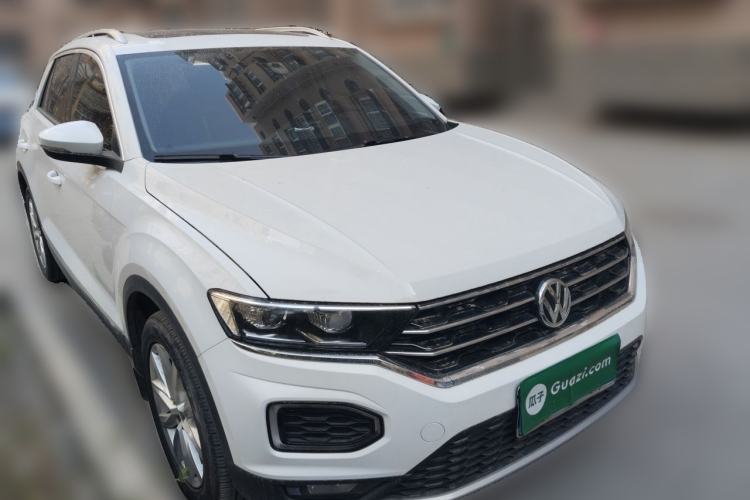 Used Volkswagen T-ROC 2020 230TSI DSG Two-Wheel Drive Advanced Version Front Right 45 Deg