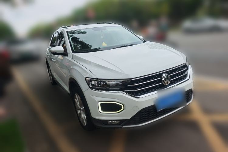 Used Volkswagen T-ROC 2020 230TSI DSG Two-Wheel Drive Advanced Version Front Right 45 Deg