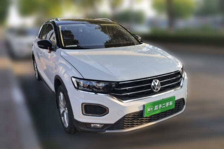 Used Volkswagen T-ROC 2020 230TSI DSG Two-Wheel Drive Advanced Version Front Right 45 Deg