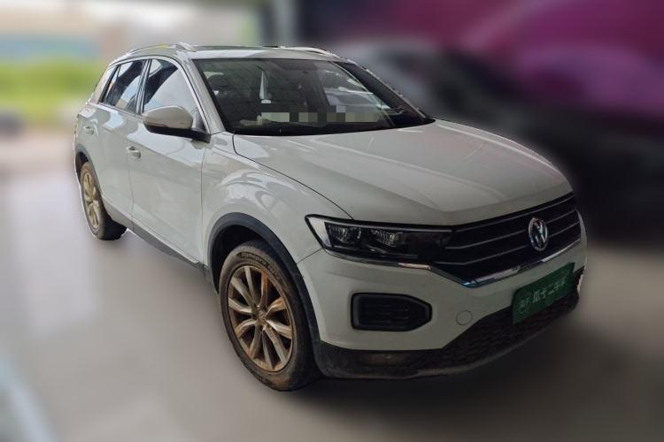 Used Volkswagen T-ROC 2020 230TSI DSG Two-Wheel Drive Advanced Version Front Right 45 Deg