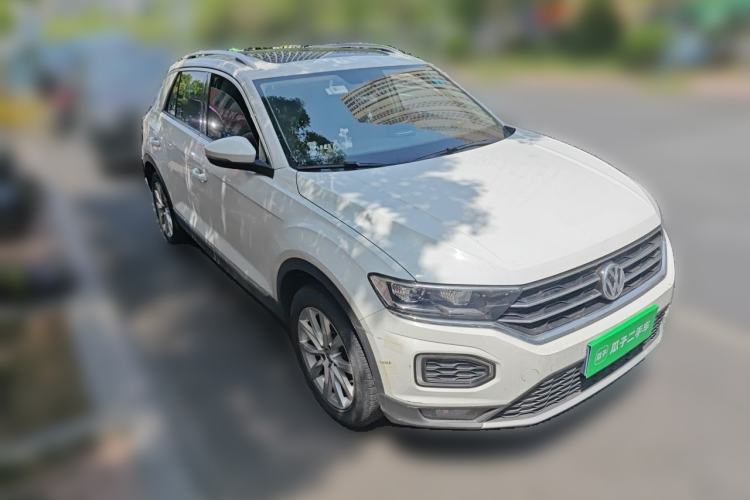 Used Volkswagen T-ROC 2020 230TSI DSG Two-Wheel Drive Advanced Version Front Right 45 Deg
