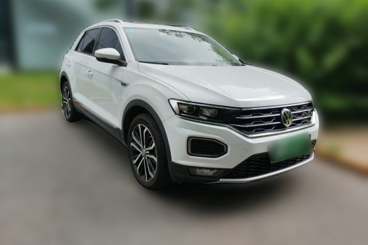 Used Volkswagen T-ROC 2020 280TSI DSG Two-Wheel Drive Comfort Version Front Right 45 Deg