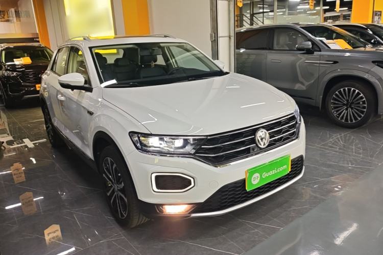 Used Volkswagen T-ROC 2020 280TSI DSG Two-Wheel Drive Comfort Version Front Right 45 Deg