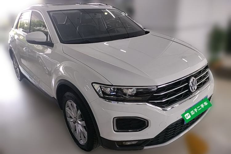 Used Volkswagen T-ROC 2020 230TSI DSG Two-Wheel Drive Advanced Version Front Right 45 Deg